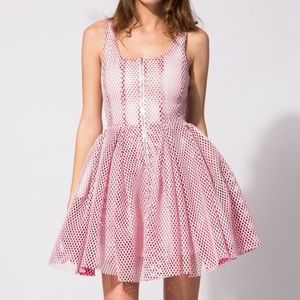 Maje Pink Cocktail Mini Dress
